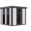 Abri de jardin Telluria Luminato 2424 Blanc